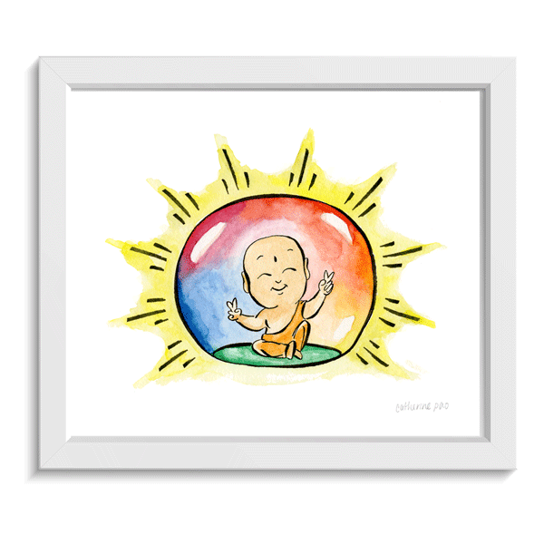 Buddha Bubble • Art Print