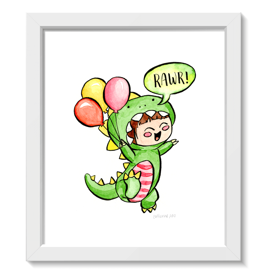 Dinosaur Rawr • Art Print