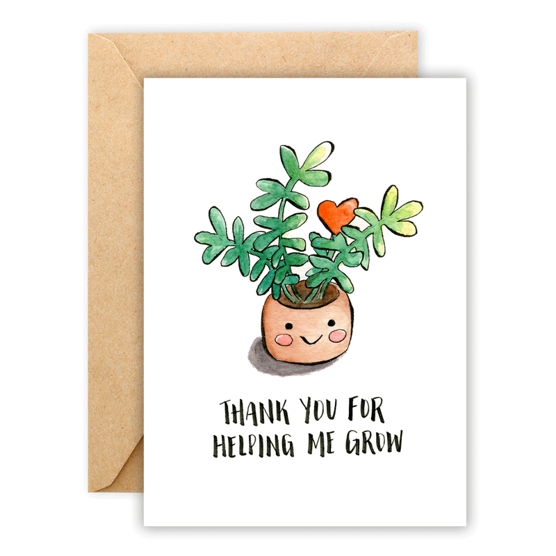 Thank You Plant Growth • Greeting Card