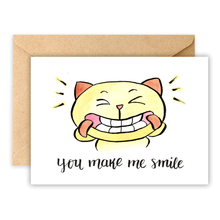 Load image into Gallery viewer, You Make Me Smile • Greeting Card