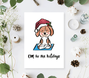 Om For The Holidays • Greeting Card