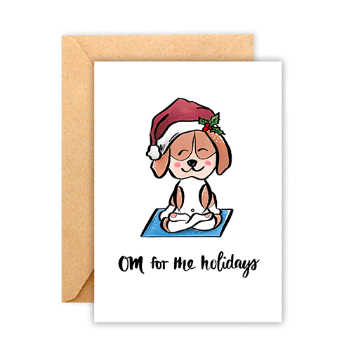 Om For The Holidays • Greeting Card