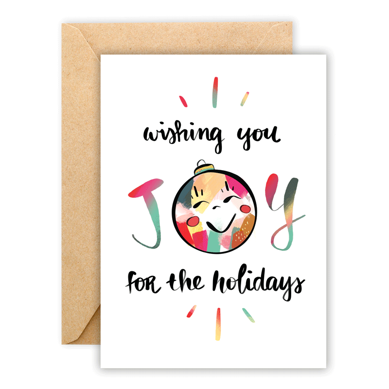 Wishing You Joy • Greeting Card