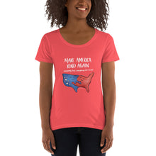 Load image into Gallery viewer, Make America Kind Again • Ladies&#39; Scoopneck T-Shirt