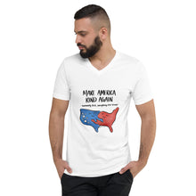 Load image into Gallery viewer, Make America Kind Again • Unisex V-Neck T-Shirt
