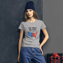Load image into Gallery viewer, Make America Kind  • Women&#39;s Cut T-Shirt
